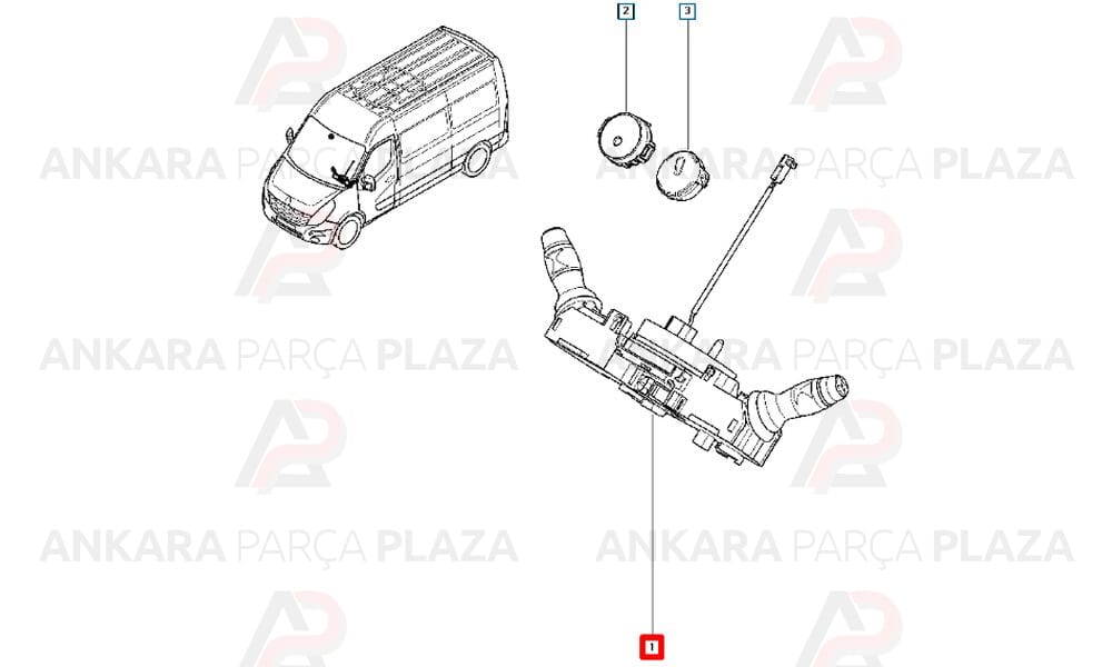 Master 3 Direksiyon İkaz Kol Bağlantı Parçası 255670035R