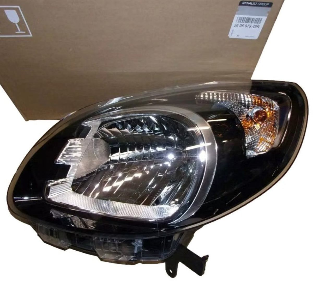 Renault Kangoo Ön Sol Far Siyah Çerçeveli Mais 260607949R - main