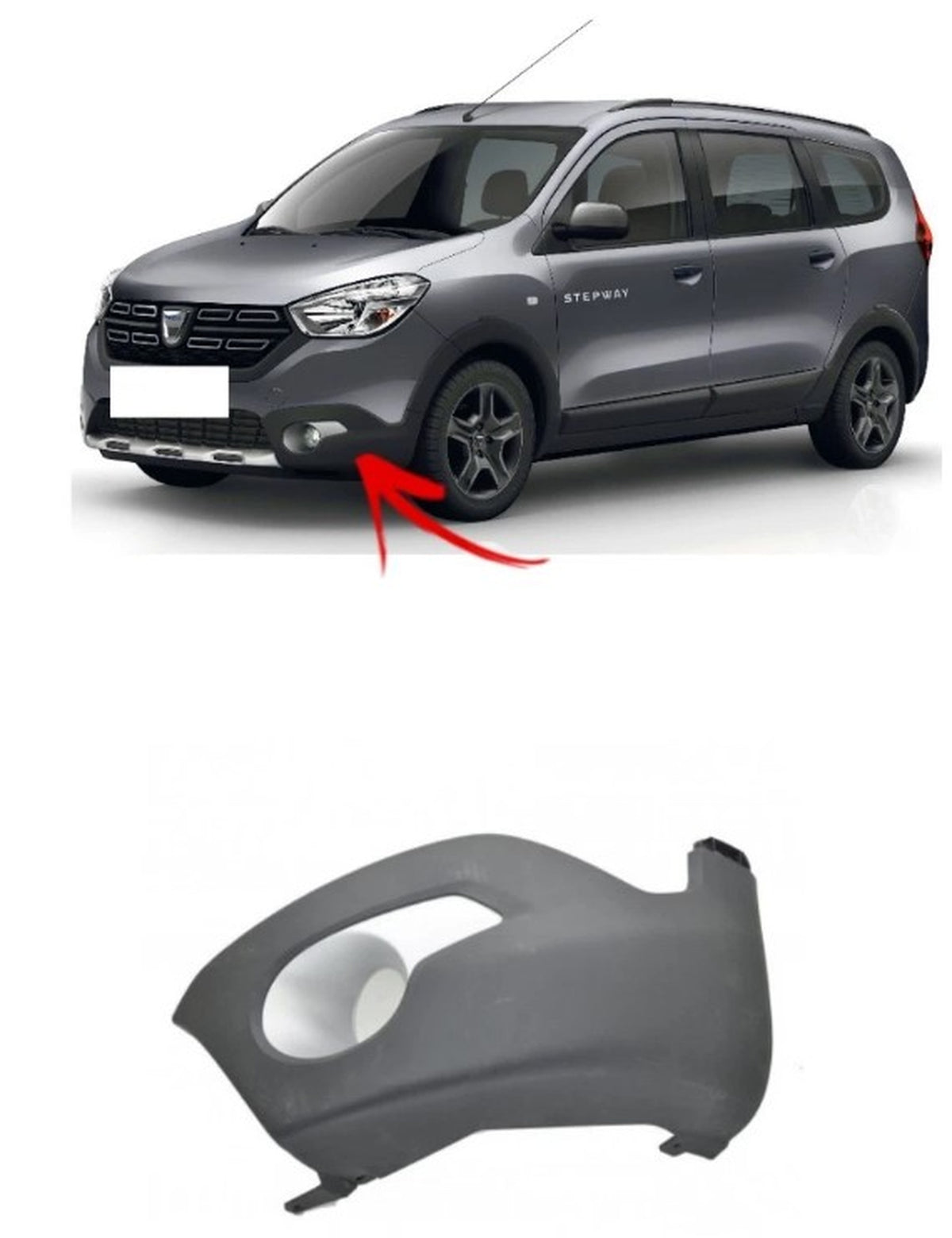 D.DOKKER/LODGY STEPWAY ÖN TAMPON PANJURU DKLİ (YERLİ)Lh.17- - product