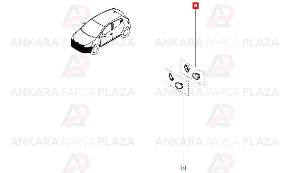 Clio 4 Hb Sis Farı Kapak Plastiği Ön Sol Sissiz 2013 - 2016 Meydan