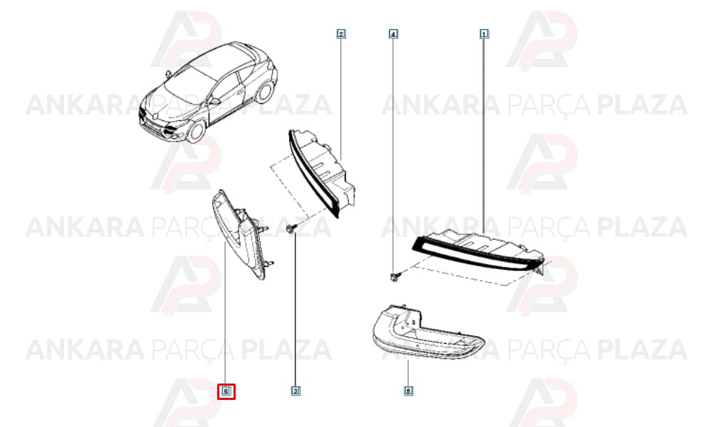 Megane 3 Gündüz Farı Sağ 266006674R