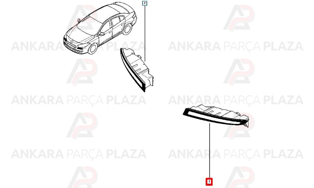 Fluence Gündüz Fari Sol Ledli Tip 266057986R