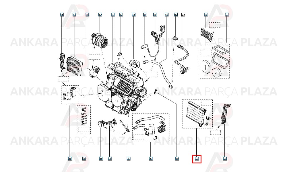 Kalorifer Radyatörü Clio 4 2012 ->