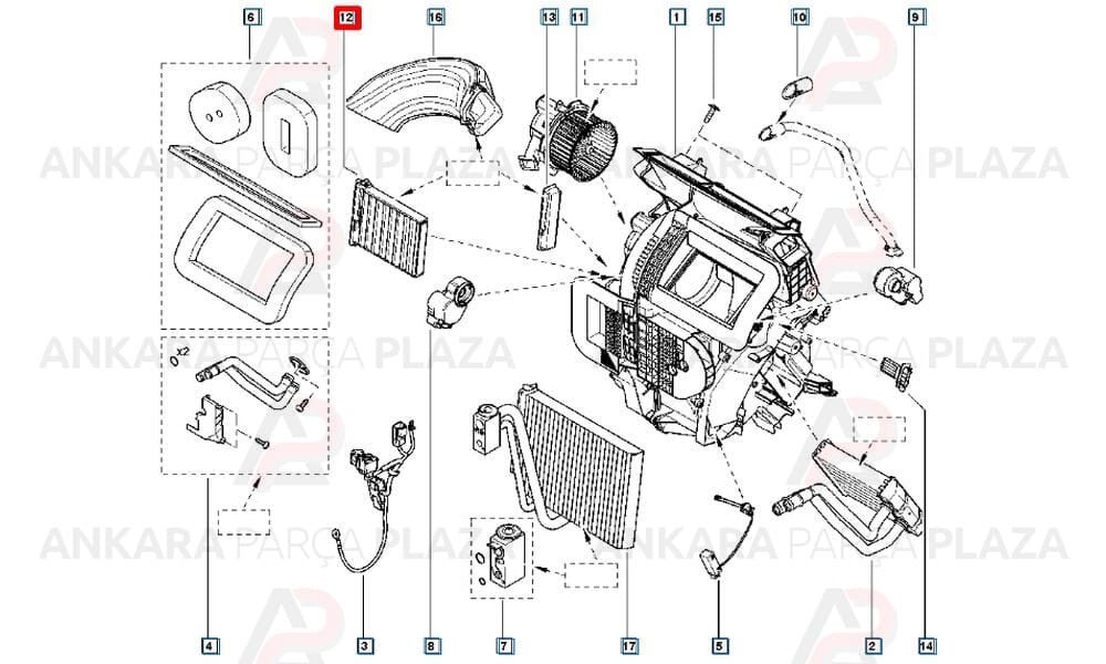 Polen Filtresi Duster 4X2 Lodgy Sandero