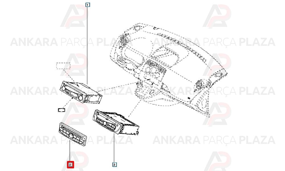 Kangoo 3 Teyp Orijinal 281262752R