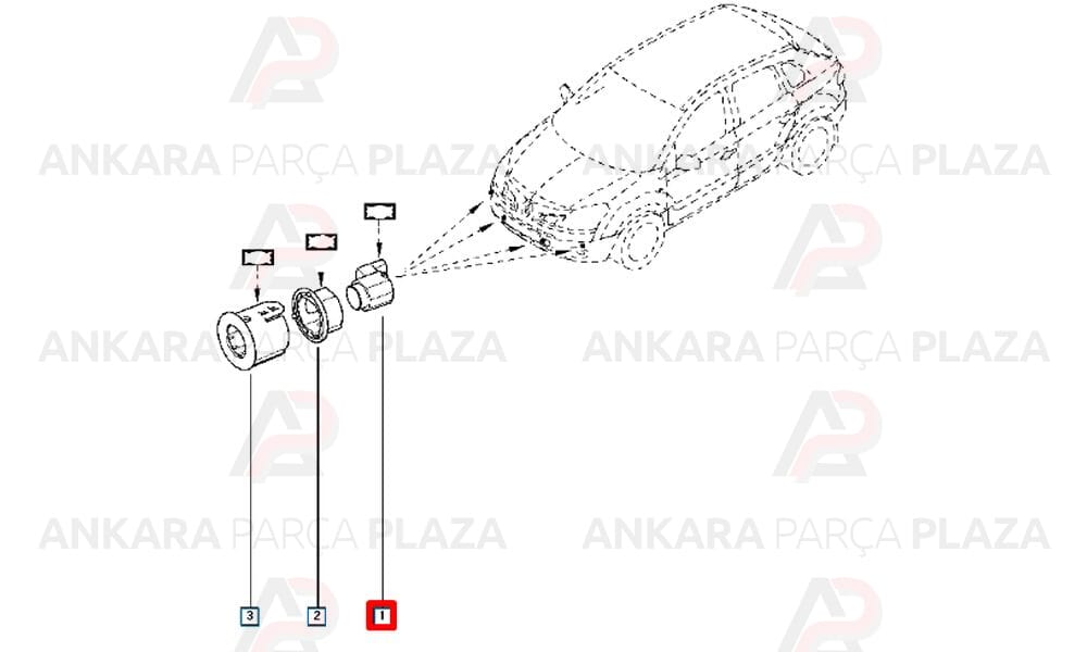 Ön Park Sensörü Koleos