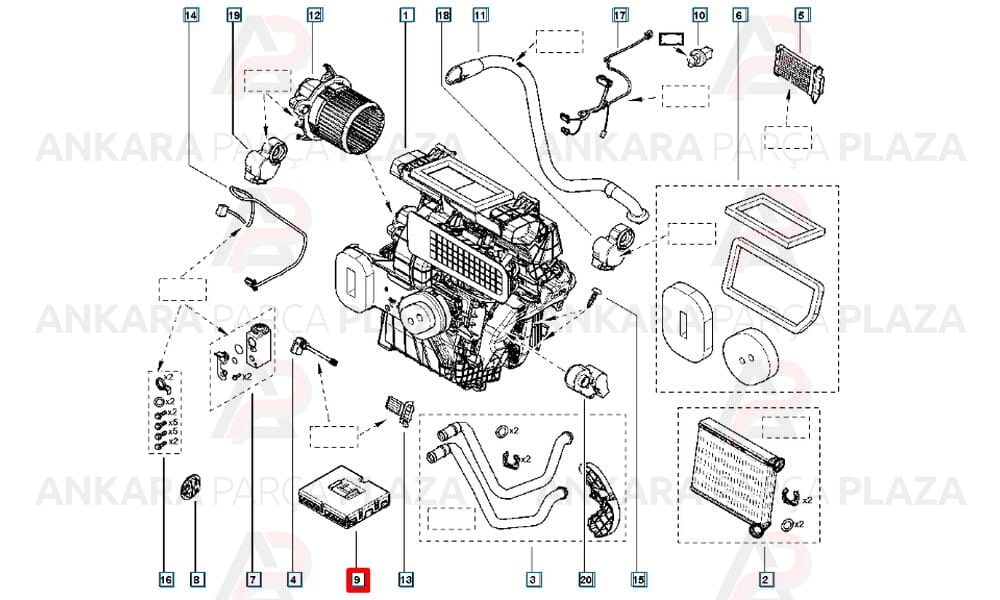 Klima Beyni Captur 285258251R