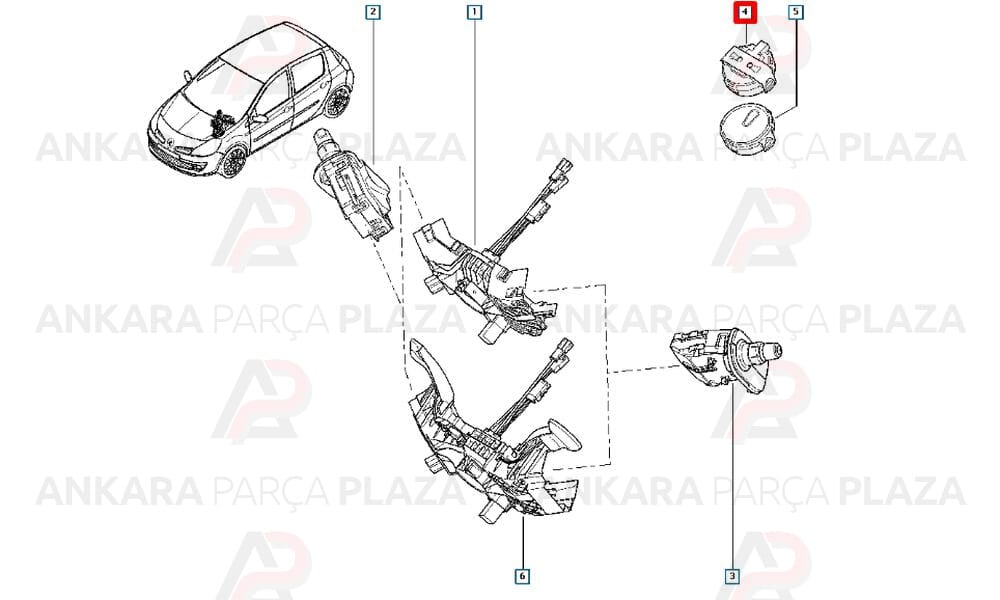 Megane 2 Yağmur Sensörü Orijinal 285352279R