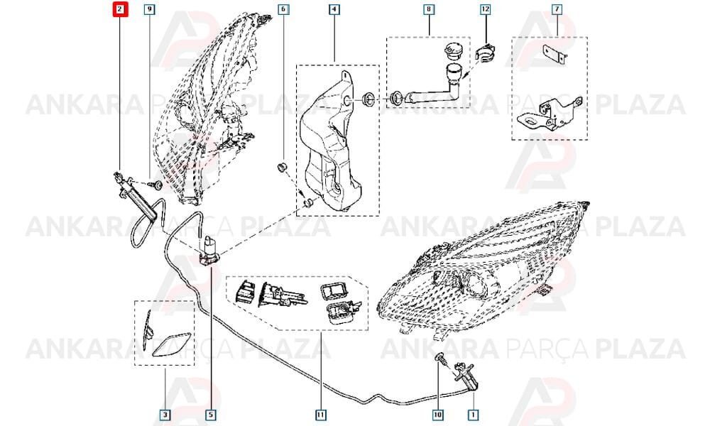 Megane Scenic 3 Far Fiskiye Motoru 286410005R
