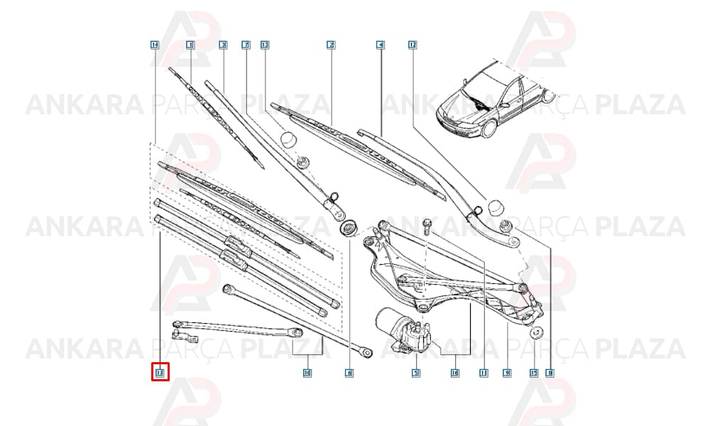 Aerotwin Silecek Seti Renault : Master, Espace 600/600 Mm