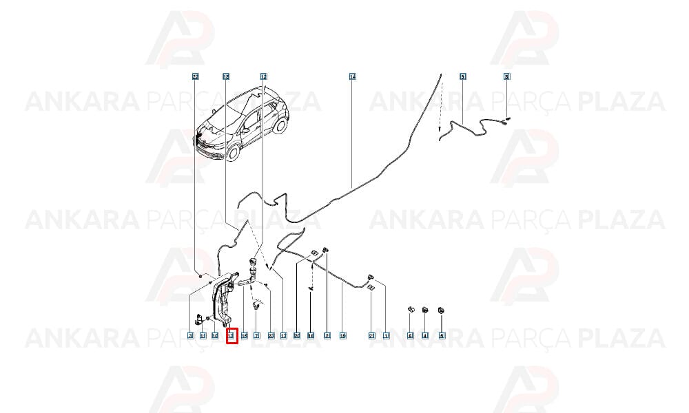 Captur 13 - 19 Ön Cam Su Bidonu - Deposu Motorlu 289106245R