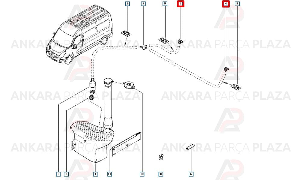 Ön Cam Fıskiye Memesi Master 2 289300010R