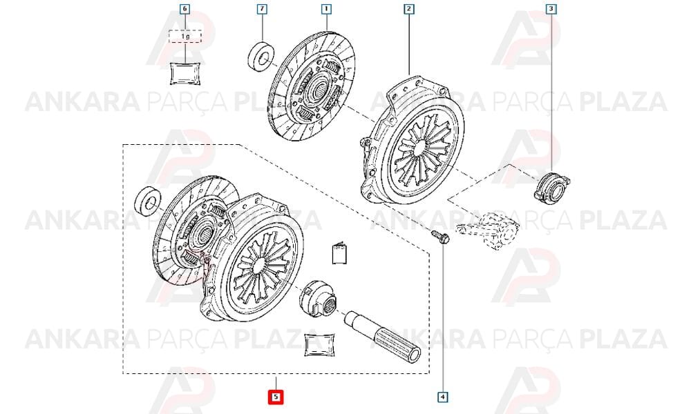Debriyaj Seti Logan 1.6Mpı K7M