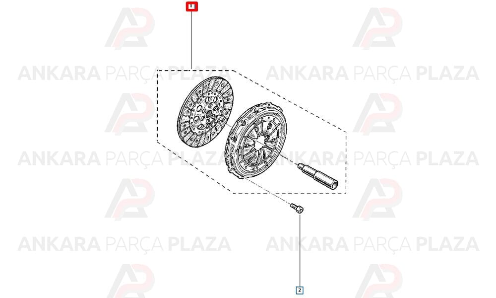 Debriyaj Seti Baskı + Balata Renault Megane 2002> 1.9Dcı - 2.0İ Turbo 16V