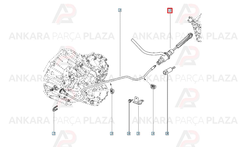 Debriyaj Üst Merkezi Laguna 2007 >