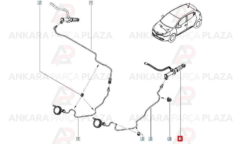 Debriyaj Üst Merkezi Clio 4