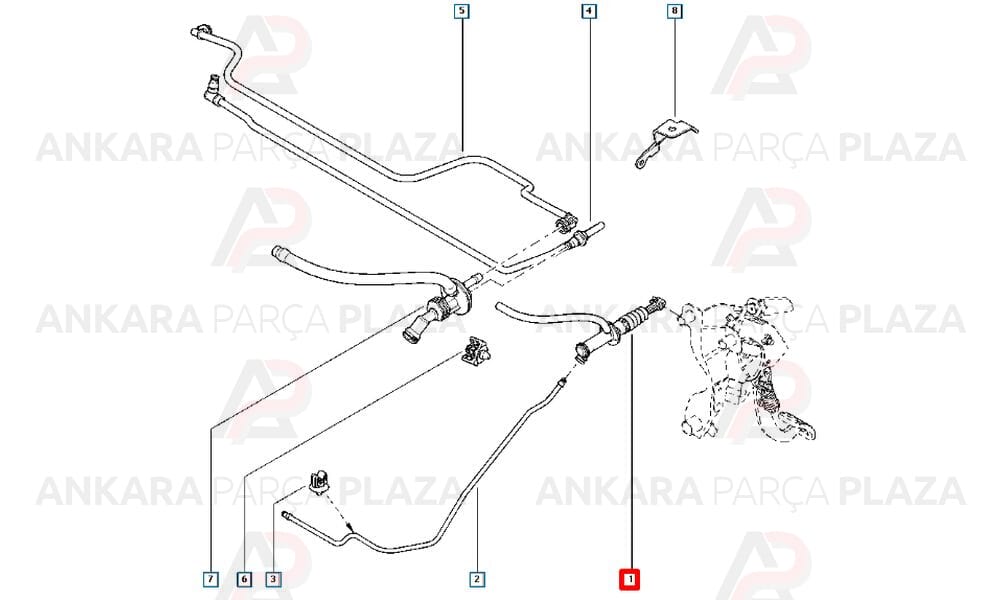 Debriyaj Üst Merkezi Megane 3 Fluence 306101185R