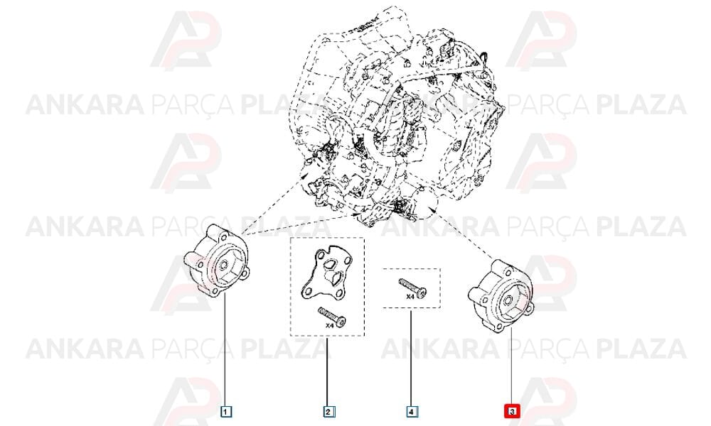 Megane 4 Debriyaj Hidrolik Pompasi 313C80323R