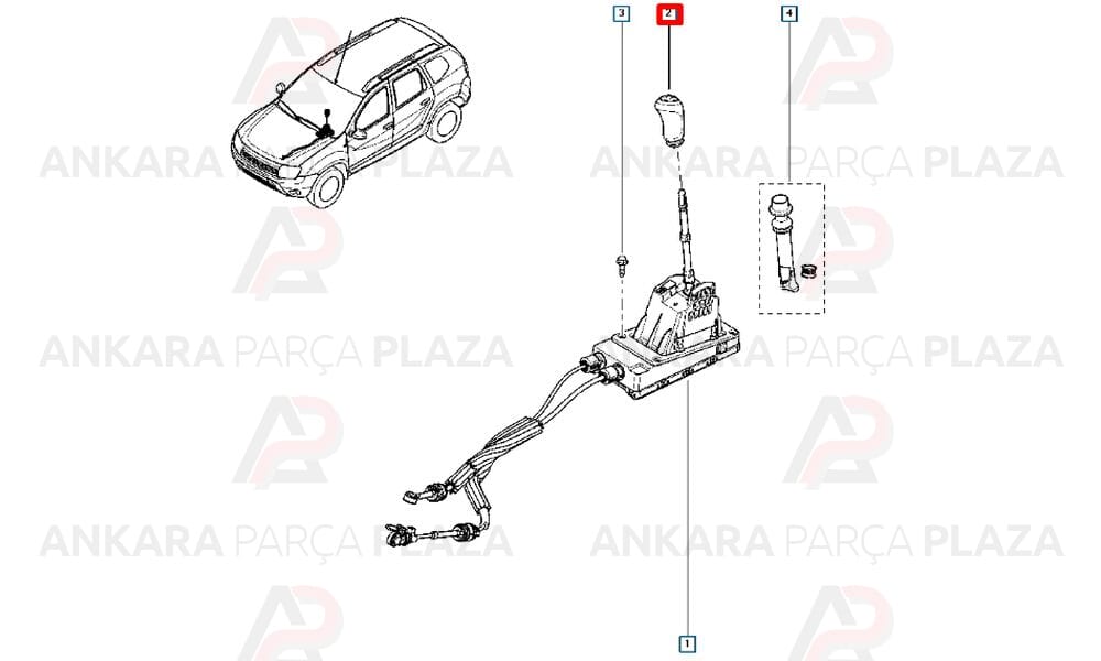 Megane 3, Fluence, Kangoo Vites Topuzu Mtj
