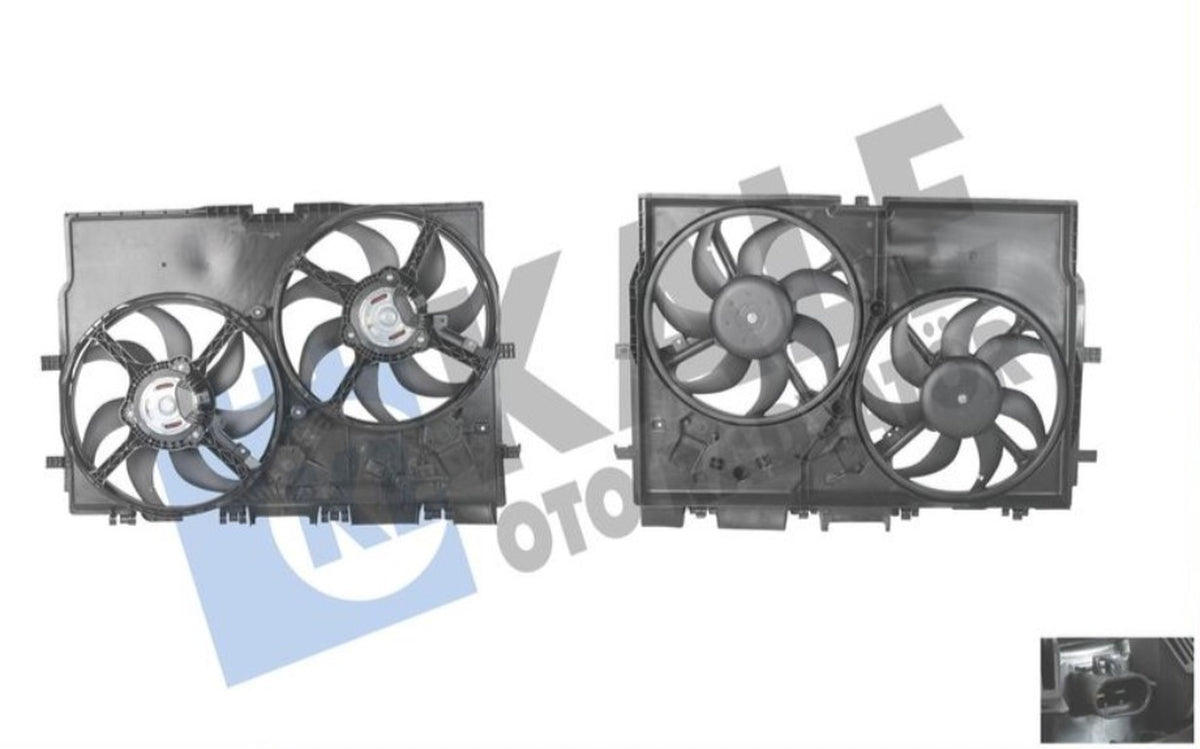 Fiat Ducato Boxer Jumper Davlumbazlı Çift Fan Motoru Kale 348495 - main