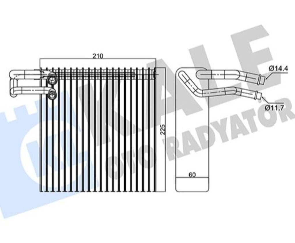 Dacia Duster Logan Sandero Renault Modus Klima Evaporatörü Kale 350075 - main