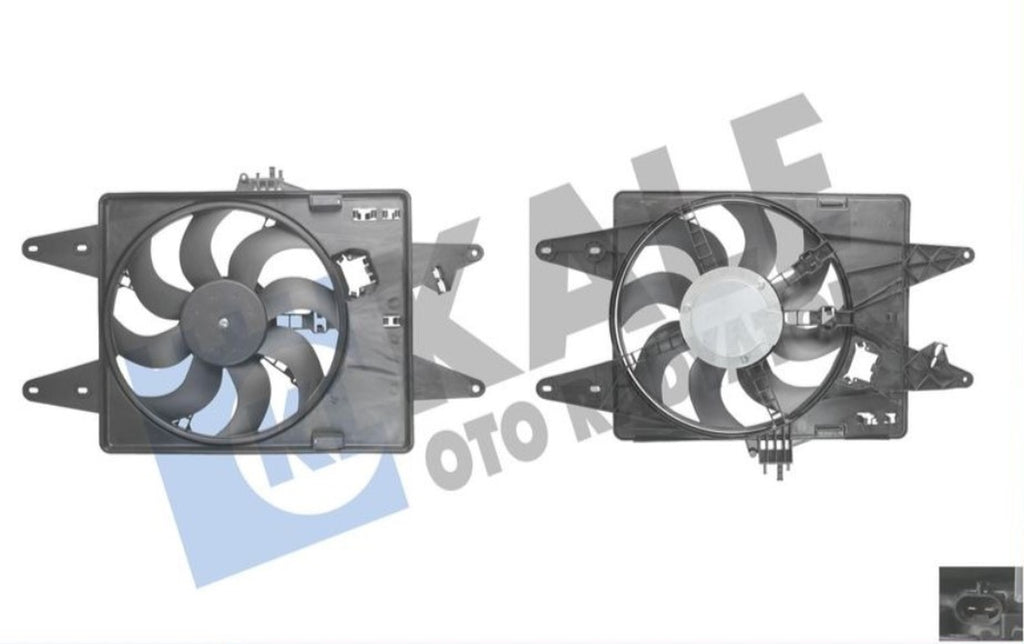 Fiat Doblo 1.9 D 1.3 Mjet Fan Motoru Davlumbazlı Kale Radyatör 351305 - main