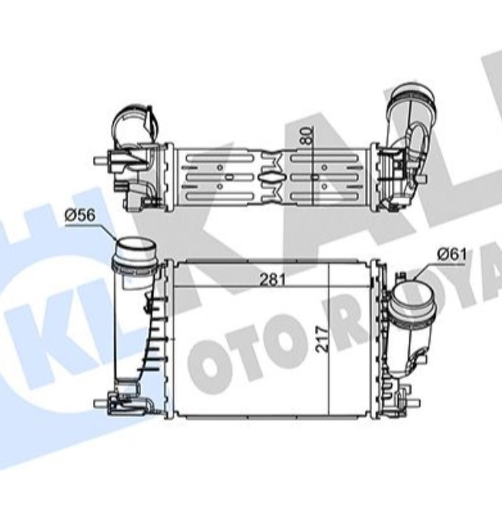 Renault Espace Megane 4 Scenic 4 Talisman Turbo Radyatörü Kale 352250 - main