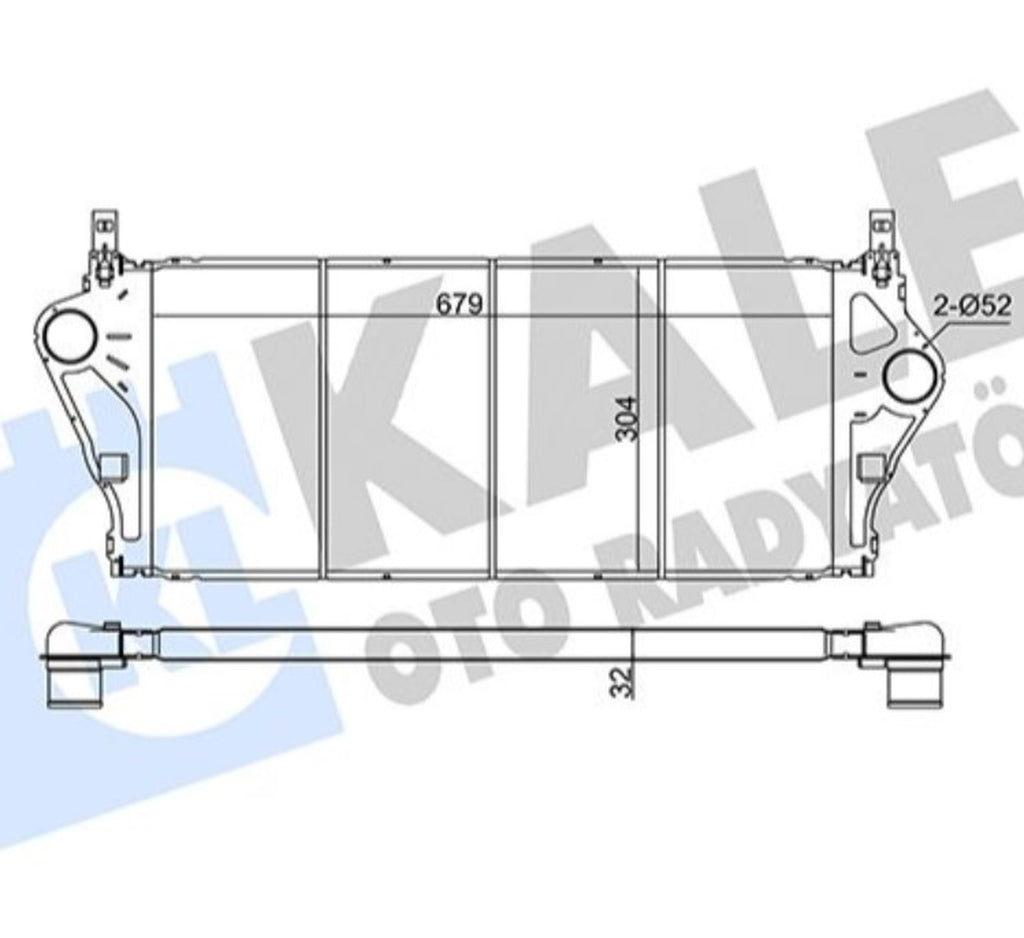 Renault Espace 4 Laguna 1-2 Vel Satis Turbo İntercooler Kale 352275 - main