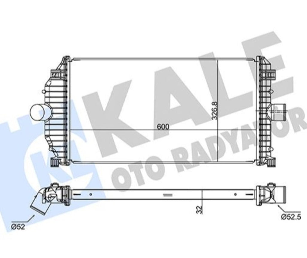 Renault Espace 3 Laguna 1 1.9 DCI Turbo Radyatörü Kale 352280 - main
