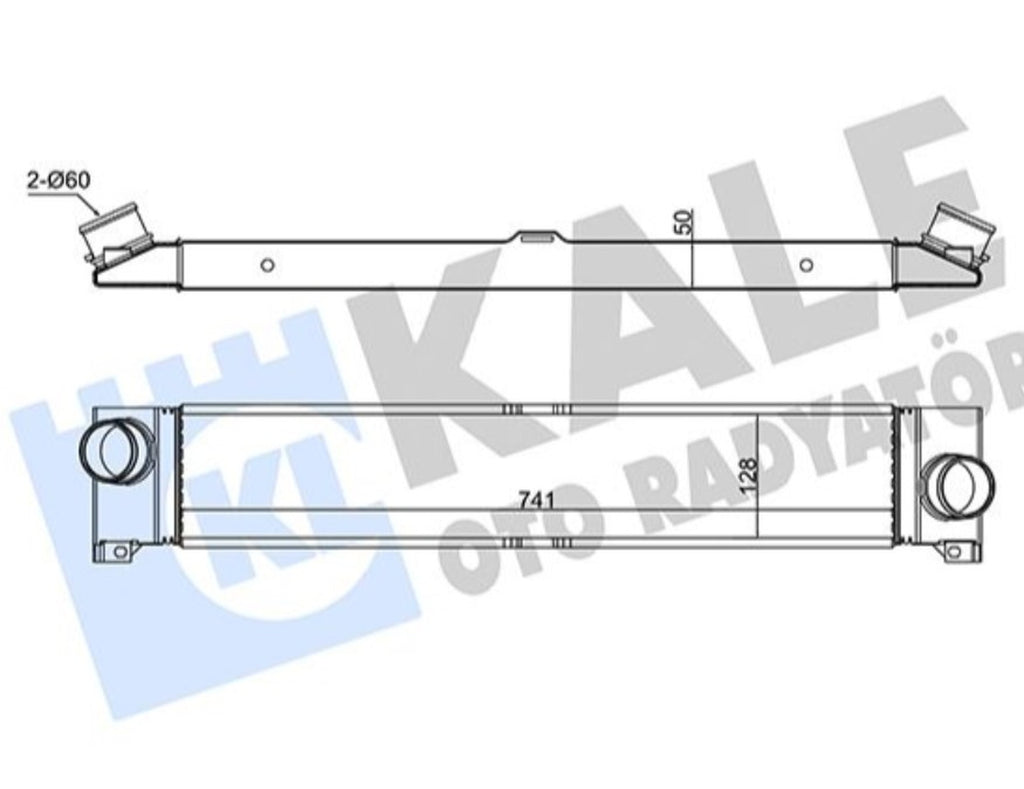 Fiat Ducato Boxer Jumper Turbo Radyatörü Intercooler Kale 352345 - main