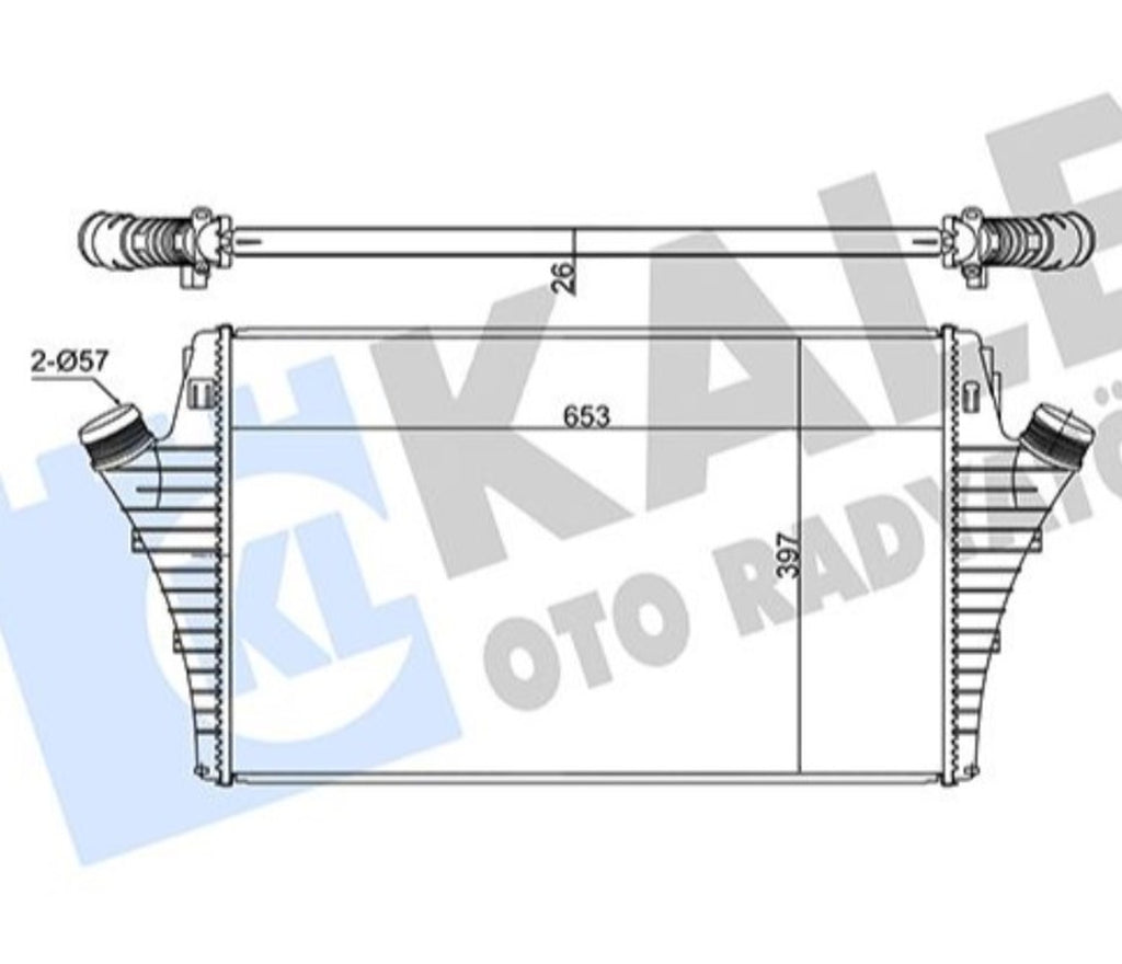 Fiat Croma Opel Vectra C Signum Saab 9-3 Turbo İntercooler Kale 352355 - main