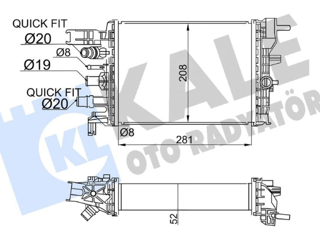 Dacia Duster Sandero Lodgy Renault Express Turbo İntercooler 357295 - main