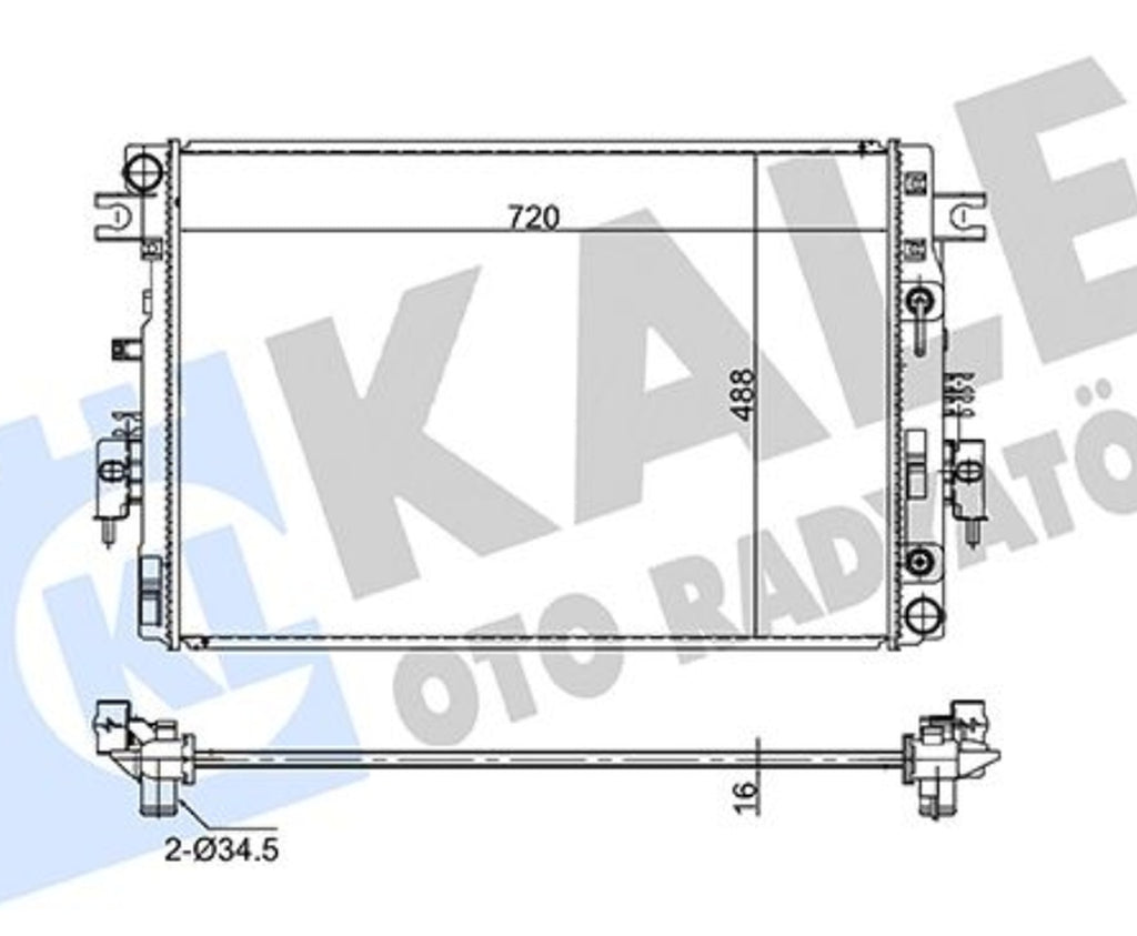 Renault Kadjar Nissan Navara Qashqai Su Radyatörü Kale 362645 - main