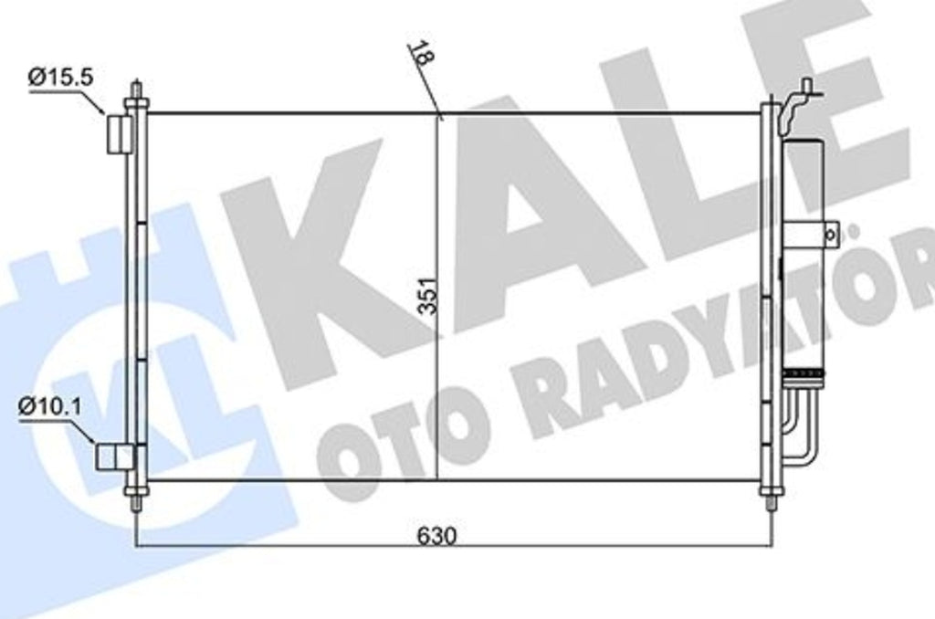Renault Modus Nissan Juke Micra Note Klima Radyatörü Kale 382520 - main