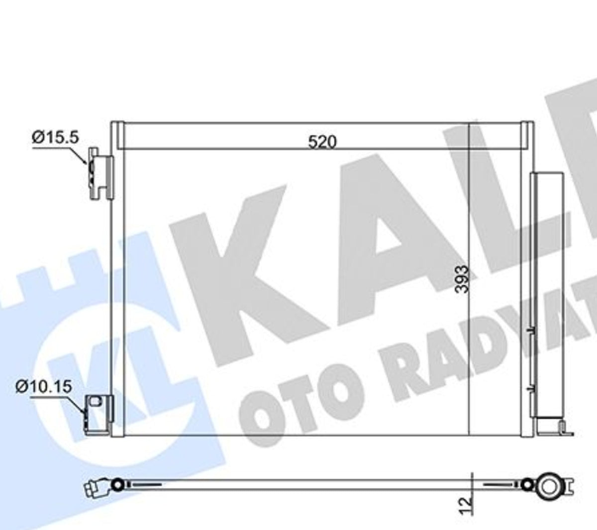 Renault Clio V Captur II Nissan Juke Micra Klima Radyatörü Kale 382560 - main