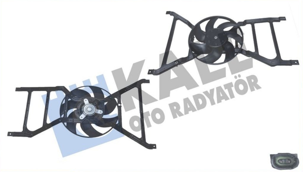 Renault Clio 2 Symbol Megane 2 Davlumbazlı Fan Motoru Kale 387515 - main