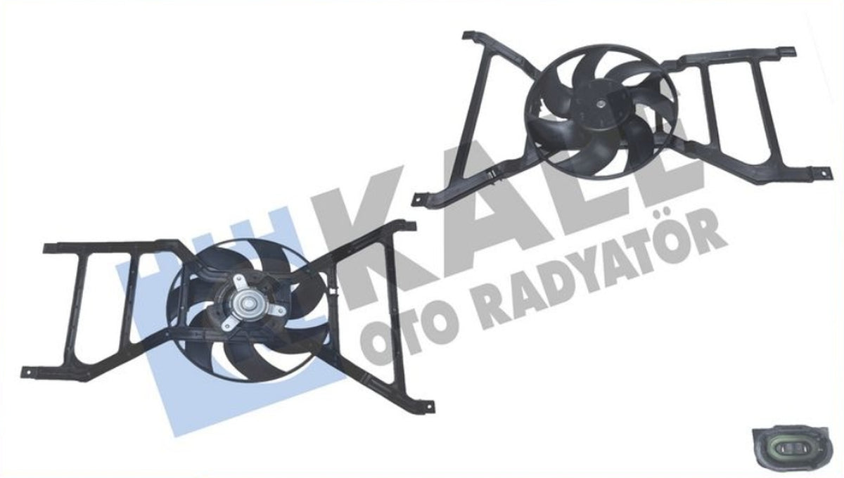 Renault Clio 2 Symbol Megane 2 Davlumbazlı Fan Motoru Kale 387515 - main