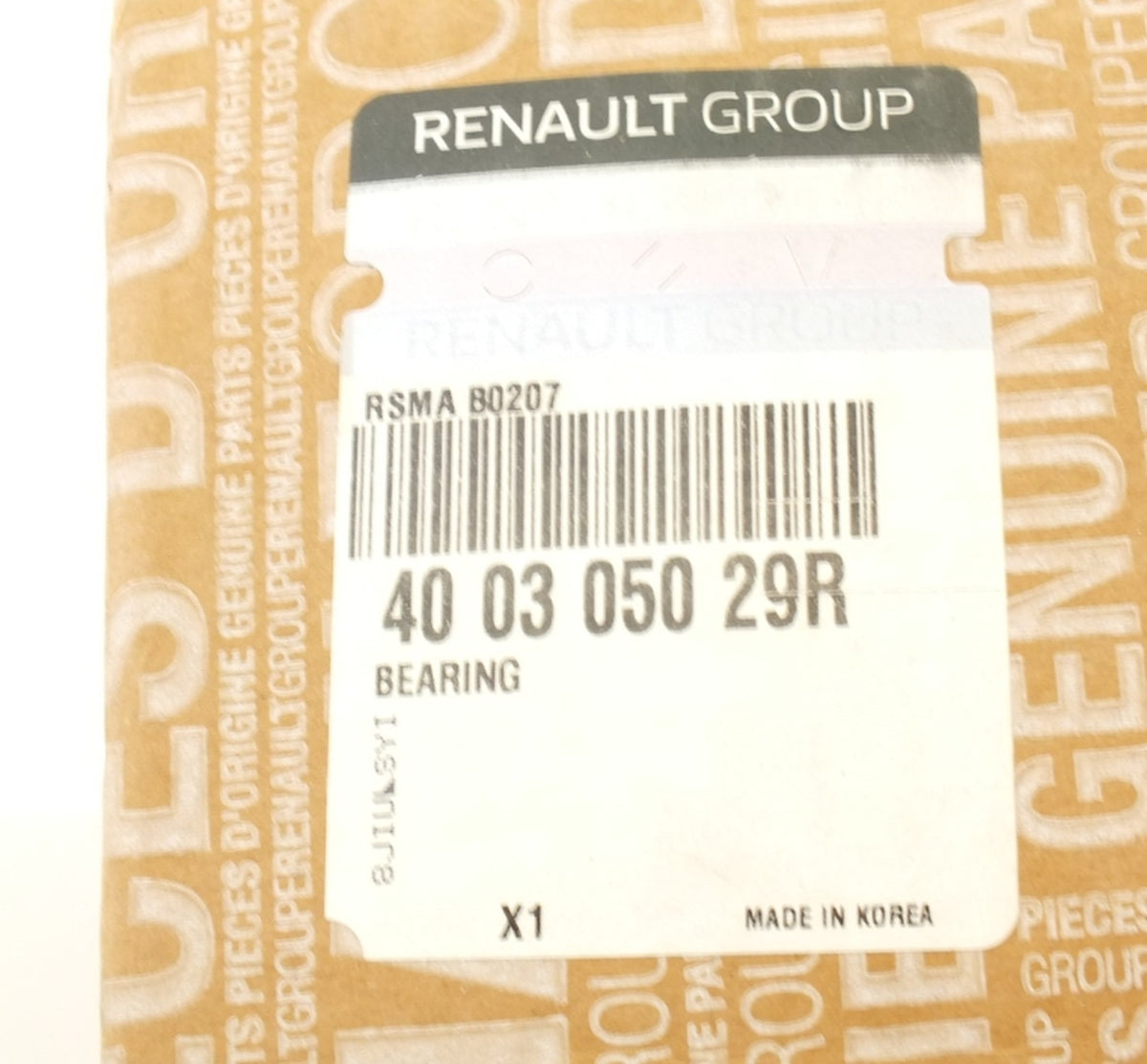 Dacia Duster Arka Teker Poryası Rulmanlı Mais 400305029R - main