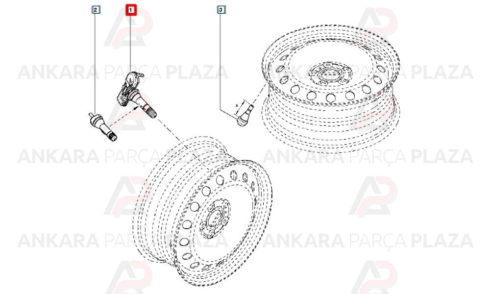 Lastik Basinç Kaptörü Sensörü Kadjar Megane 4 Talisman 407004Cb0A