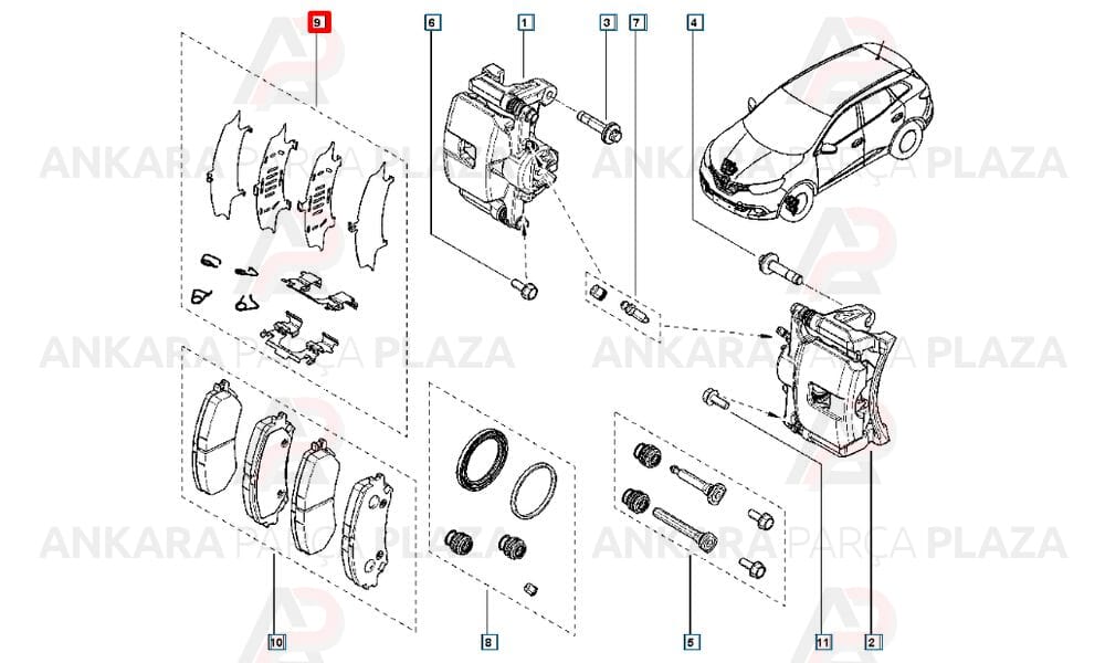 Kadjar Ön Fren Balata Saci 410277998R