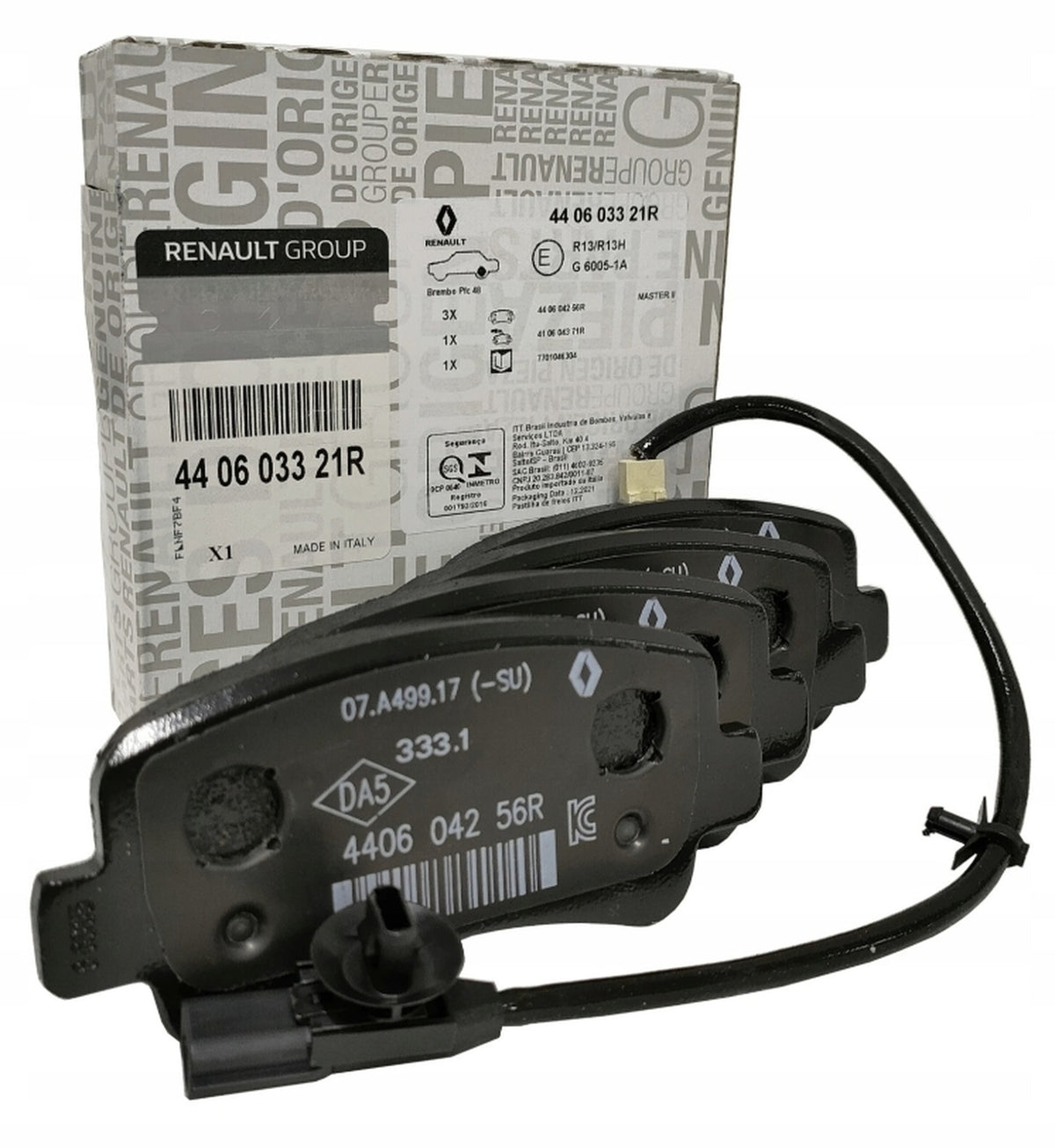 Renault Master 3 Movano B Arka Fren Balata Takımı Mais 440603321R - product