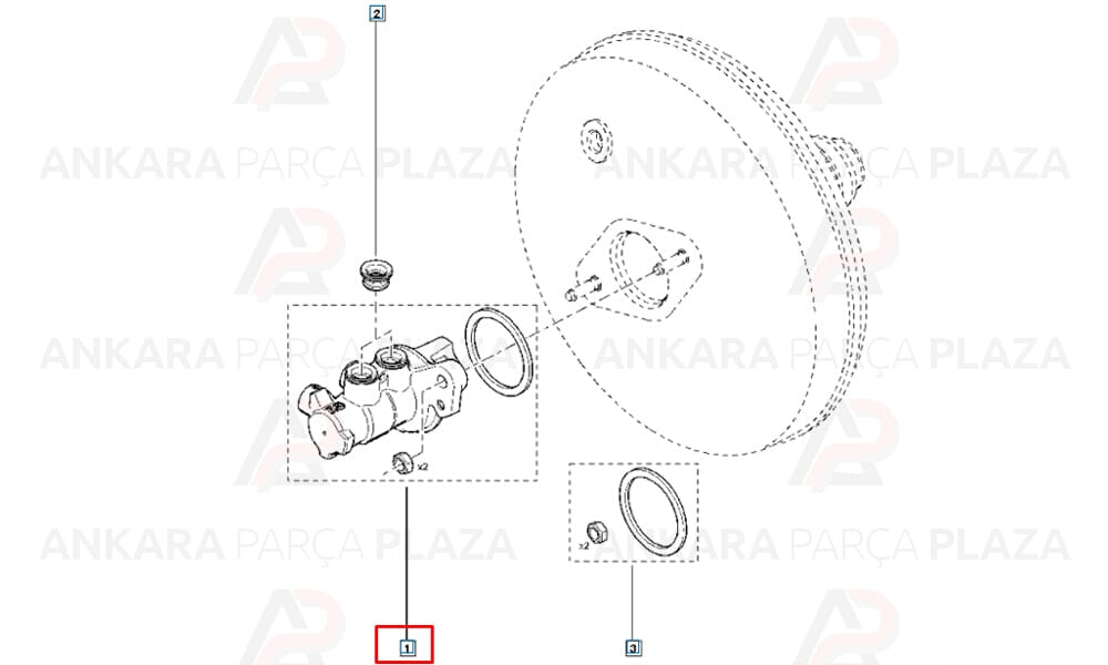 Renault Kangoo 2, 3 Fren Ana Merkezi Bosch