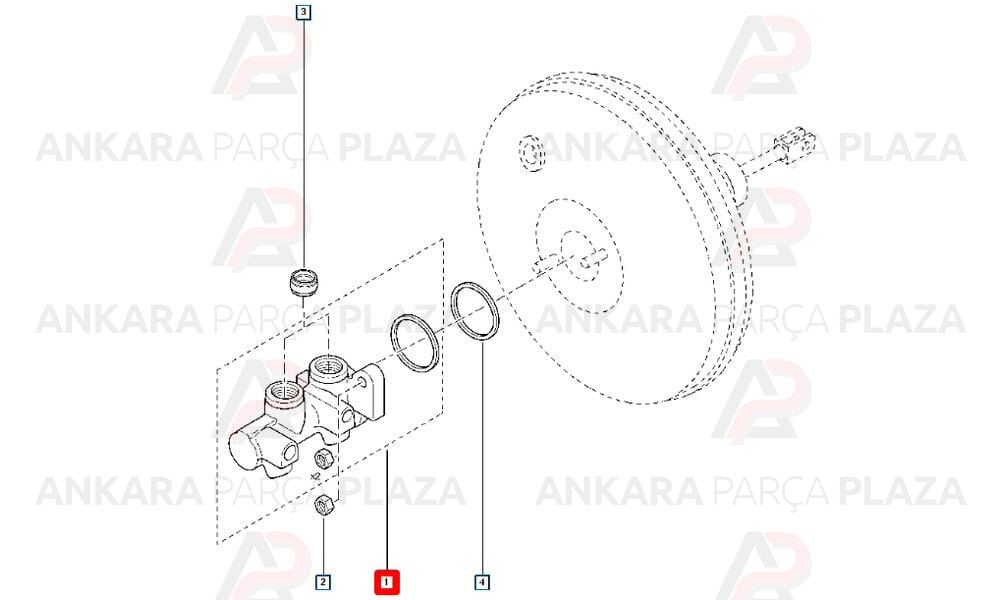 Duster Fren Ana Merkezi 2011 - 2017 Orijinal 460119952R