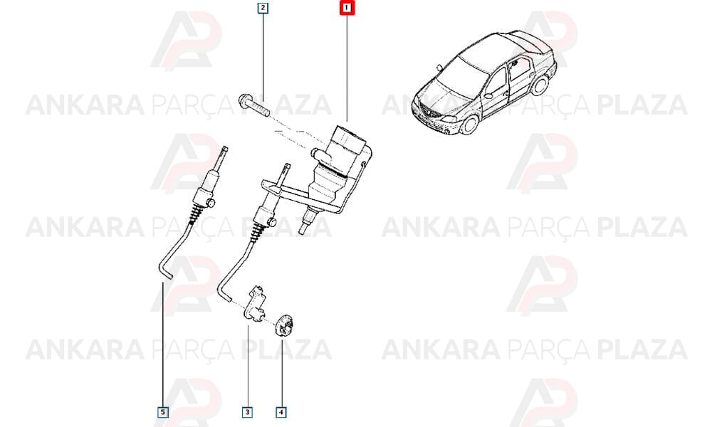 Dacia Logan Wagon Fren Limitörü 464001350R