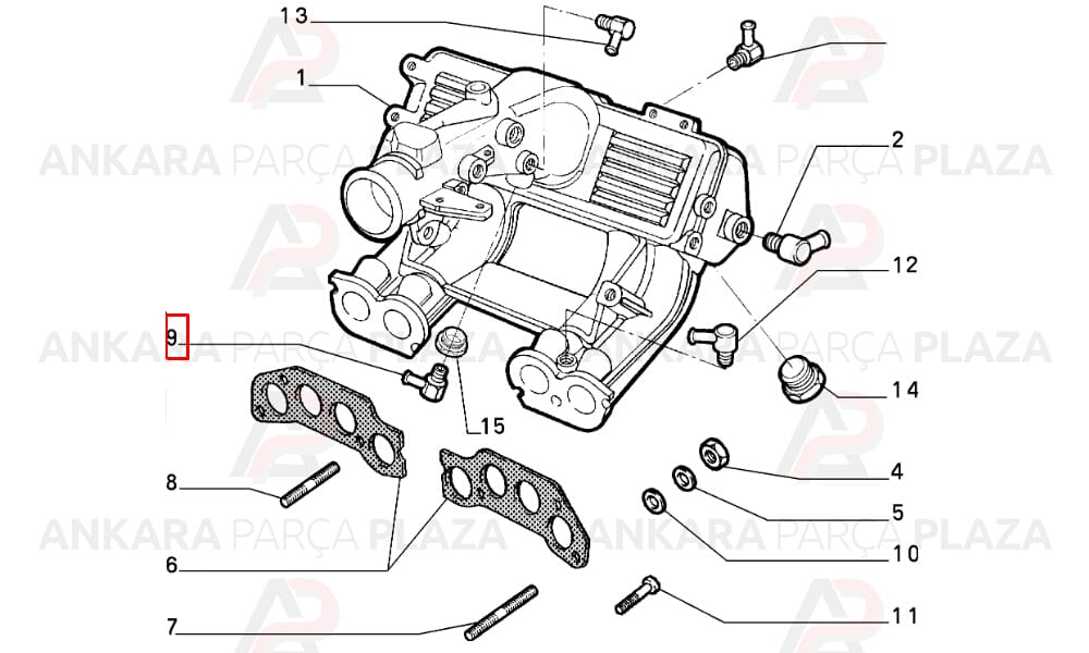 Manifold Rekoru Sol Fiat : Tempra, Tipo
