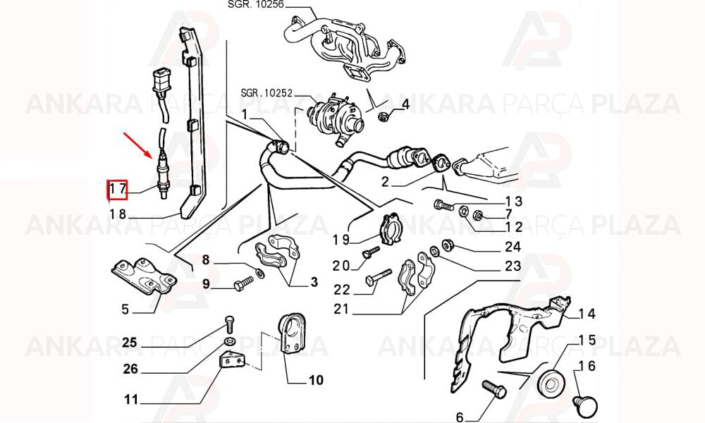 Oksijen Sensörü Dogan Slx Kartal Slx 1.6 Enj