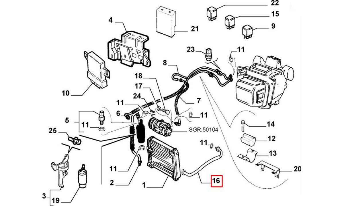 OEM #16165 - Teknik Resim