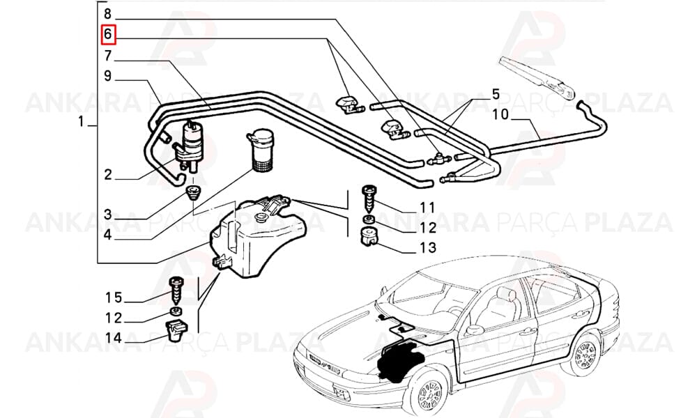 Fiat Brava 97 - 03 Su Fiskiye Memesi 46454320