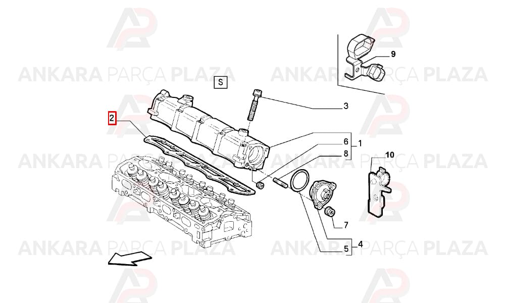Albea Bravo Marea Brava 1.6 Silindir Kapak Contası Royal