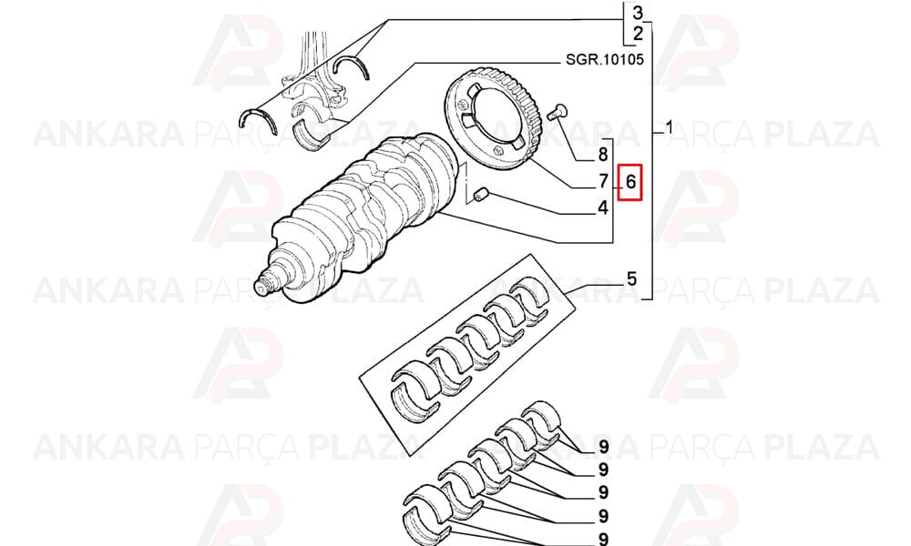 Krank Mili Doblo 1,9Jtd